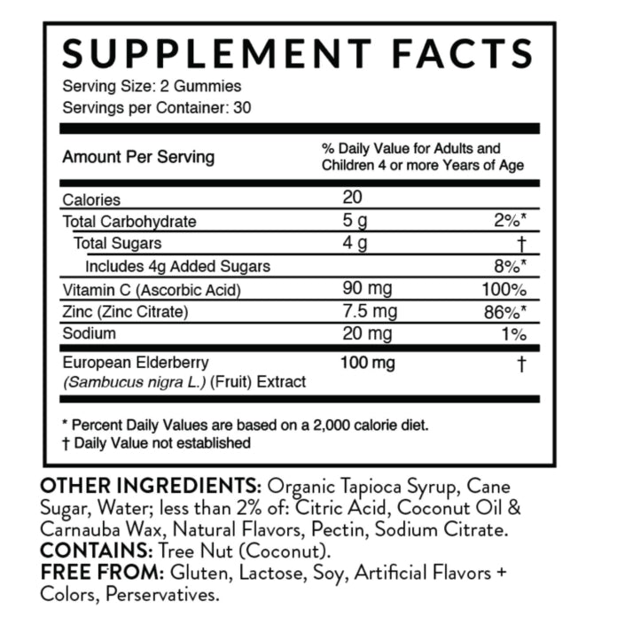 Revive Elderberry Gummies 60ct