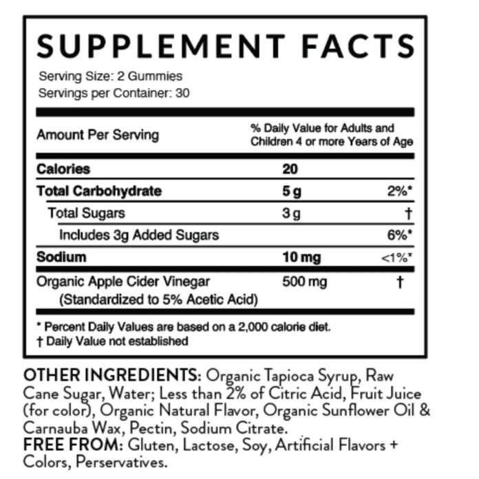 Revive Apple Cider Vinegar Gummies