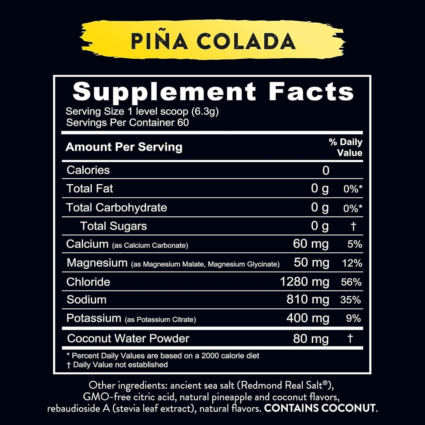 RE-LYTE (60 Servings Jar) Pina Colada
