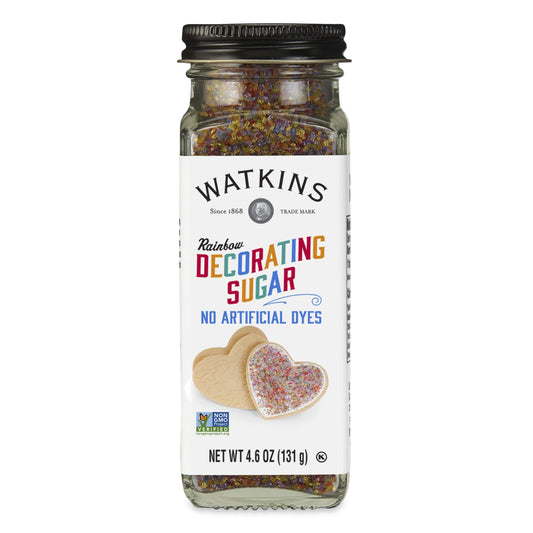 Watkins Rainbow Decorating Sugar 4.6oz