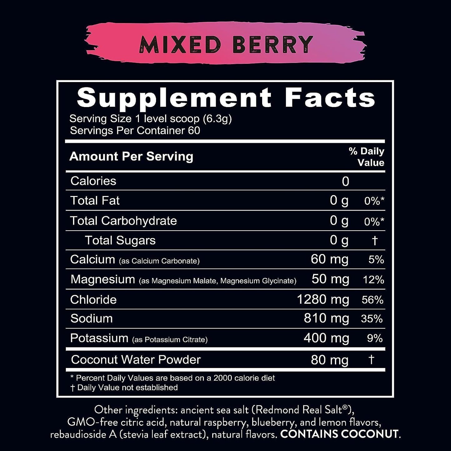 RE-LYTE (60 Servings Jar) Mixed Berry